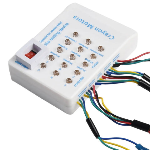 No Fuss Brushless Motor Controller Tester Designed For Electric Bikes And Scooters for hall sensor verification and phase angle detection.