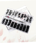 Miniature Machine Screw Set With 18 Sizes Flat Head Countersunk Carbon Steel Screws In Clear Storage Box for repair use