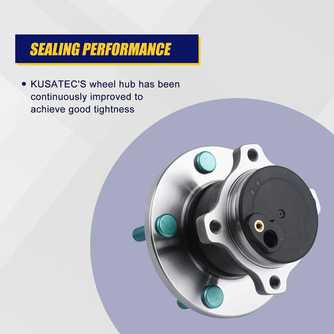 Mazda rear wheel bearing hub assembly with improved sealing performance