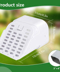 Keep Those Darn Critters Out With This 3X4 Inch Gutter Downspout Extension And Removable Grid Type A Rodent Guard, white, 3x4 inch.