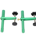 Dual Nineteen Millimeter Bench Dog Clamps With Quick Release For Woodworking All Metal Hold Down Tools Fast Acting Clamp Up To Six Hundred Pounds