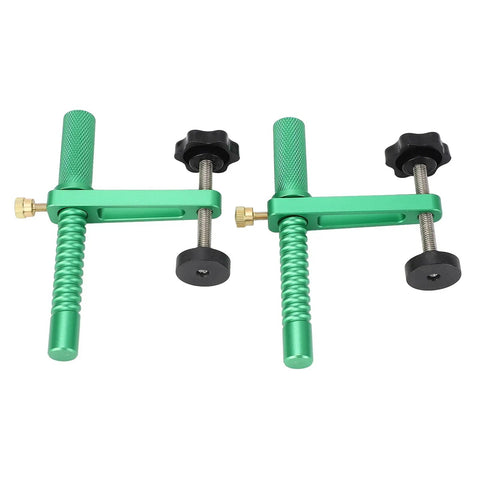 Beefy Pair Of 19mm Bench Dog Clamps With Quick Release, 3/4 Inch Fast-Acting Hold Down For Woodworking, All-Metal Construction