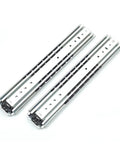 Beefy 76 Inch Wide Heavy Duty Industrial Slide Rail Drawer Guide Three Section With Smooth Silent Operation Rust Resistant Electroplated Or Powder Coated Steel Tracks And Ball Bearing Roller System, two steel drawer slides