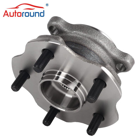 Side view of Rear Wheel Hub And Bearing Assembly 512365 For Toyota Highlander 2014-2020 Sienna 2021-2023 Lexus RX350 RX450h RX350L RX450hL 2010-2022 AWD 5-Lug With ABS Go-To Replacement Part