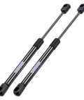 Heavy Duty Gas Strut Lift Support 40 Lbf Force 12 Inch Extended 7.5 Inch Compressed 2 Pack No Brackets in black