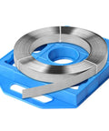 Heavy Duty 304 Stainless Steel Strapping Band Coil Three Quarters Of An Inch By Ninety Five Feet Tensioner Strap in PVC Box