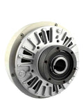 Side view of 5Kg Hollow Shaft Magnetic Powder Clutch With Winding Brake For Tension Control In Bagging Printing Packaging FL50B1.