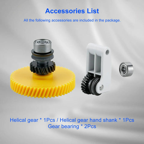 All Metal Hotend Extruder Upgrade Kit With Injection Molded Handle And Direct Drive Helical Gear Beefed Up TZ3.0 Gears accessories