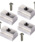 Heavy Duty T Slot Nuts And Bed Rails Cleats For Toyota Tacoma And Tundra Pickups, zinc steel hardware, four pack
