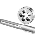 Pro Grade M14 X 1.5 Tap And Die Set For Accurate Threading And Fast Chip Removal Straight Fluted Right Hand Tap And Round Die Kit