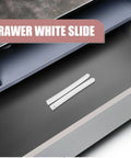Smooth Plastic Drawer Slides For Cabinets And Dressers, Dope DIY Replacement Kit shown in open drawer display