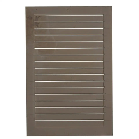 Front view of Paintable Exterior Gable Vent Louver 24 Inch Wide By 36 Inch High One And A Quarter Inch Deep Endurathane Urethane Functional
