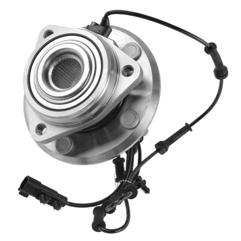8 Piece Front Wheel Bearing Hubs Kit For Jeep Wrangler 2011 2012 2013 2014 2015 2016 2017 And 2018 JK Includes 2 Front Hub Assemblies