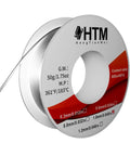 Sixty Forty Tin Lead Rosin Core Solder Wire For Electronics, One Millimeter Diameter, Fifty Gram Net Weight, spool view