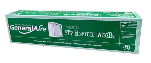 Packaging for MERV 11 Air Filter 4001 Replacement Fits GeneralAire 12758 Carrier 31MF Bryant 902BX And AC1 AC22 AC3