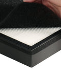 Two Pack Aerio 300 Replacement Filter Set For Zigma Aerio 300 Purifier Includes Two High Efficiency Filters And Two Carbon Pre Filters Easy Install Worth It Value Pack, showing close-up of filter layers