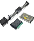 Heavy Duty SFU1605 Ballscrew Linear Actuator Stage With NEMA23 Stepper Motor and control system for precise movement.