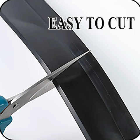 Cutting Heavy Duty Self Adhesive Rubber Rain Drip Guard For Doors And Windows 9 Feet for custom sizing and installation.