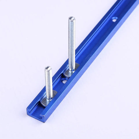 48 Piece T Track Bolts And Knobs Kit For Woodworking Jigs And Fixtures One Quarter Inch By Twenty T Bolts in blue track
