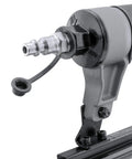 Close-up of the air connector on the Straight Shooter Pneumatic Brad Nailer 18 Gauge for efficient fastening.