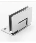 Premium Stainless Steel 304 Wall Mount Glass Shower Hinges For Frameless Bathroom Doors built solid, showcasing polished finish.