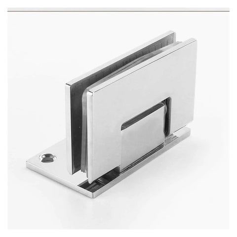Premium Stainless Steel 304 Wall Mount Glass Shower Hinges For Frameless Bathroom Doors built solid, showcasing polished finish.