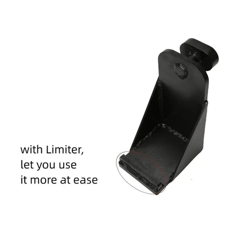 Heavy Duty Steel Container Lug Leveler And Hydraulic Vertical Jack Limit Block With Built Like A Tank Connector Frame for efficient ground transport.