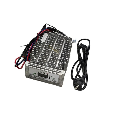 Heavy Duty 12V 15A Battery Charger For Genie Awp Iwp Lift Series 80990gt Replacement Kit with quick charge cable, waterproof design.