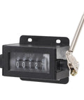 5 Digit Mechanical Tally Counter Workhorse With Resettable Dial And Rotating Zero For Industrial Counting Tasks Rugged Durable Plastic Body Lightweight 82g Compact Design