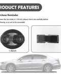 Heavy Duty Rubber Exhaust Hangers 2 Pack With Dual Holes 0.47 Inch Universal Muffler Hangers, side view and car below.
