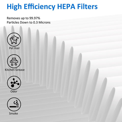 High efficiency True HEPA Replacement Filter For Air Purifiers That Fits AROEVE MK01 MK06 VOOPNU DHJH12 Kloudi DHJH01
