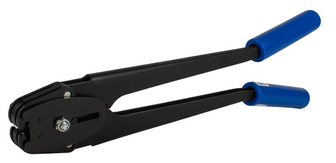 Premium Double Notch Steel Strapping Front Action Sealer For Open Seals And Metal Banding Crimper EP 1800 with blue handles