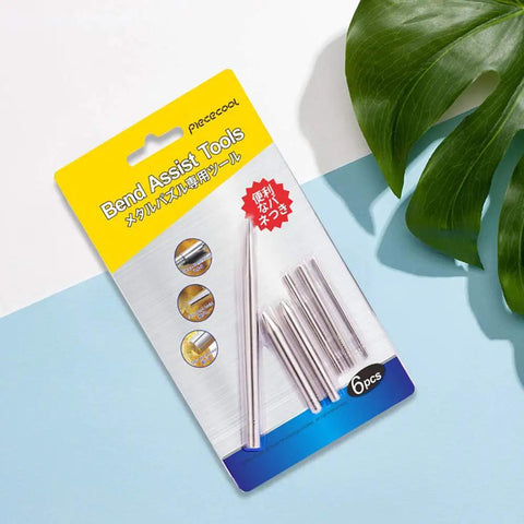 6 Piece Metal Model Tools Set For DIY 3D Puzzles with Edge Bend and Tab Bend Tools in packaging