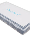 6 Types Rubber Brake Bleeder Cap Set 150 Pcs Caliper Cap Grease Fitting Cap Zerk Dust Cover Assortment in plastic case