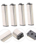 Hidden Push To Open Cabinet Latch With Magnetic Drawer Catch For Kitchen Cabinets And Wardrobes Easy Installation 4 Pack