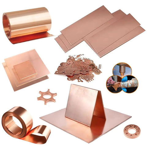 Ultra Pure Copper Sheet 99.99% Copper, 0.3x100x200mm 12 Gauge 2mm Thick, Ideal for DIY Projects, Makers Jewelry, Repairs and Experiments, Industrial Grade Metal Plate Easy to Cut, Weld, Bend, and Form, copper sheets and cut parts