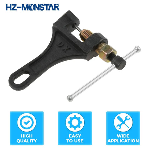 Chain Breaker Tool For 420 428 520 525 528 530 Chains Built For Dirt Bikes ATVs Quads Go Karts Scooters Motorcycles And Bicycles.