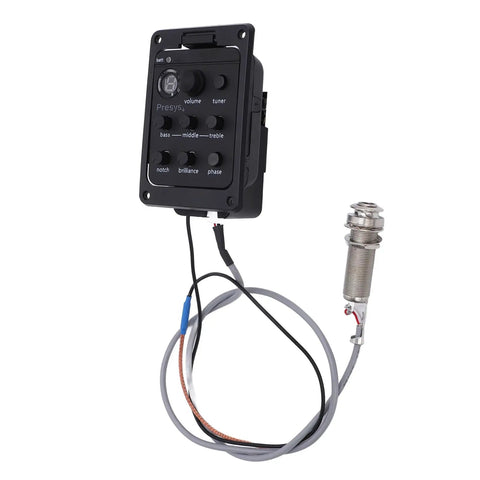 Acoustic Guitar Preamp With EQ And LED Display, Onboard Tuner And Volume Control For Presys Plus, Phase Inversion