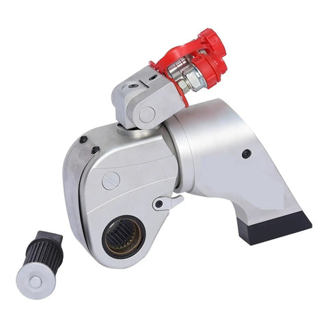 Heavy Duty Aluminum Hydraulic Torque Wrench Knocks Out Up To 15000 Nm With Bullseye Accuracy quick release catch and swappable shafts