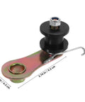 Heavy Duty Motorcycle Chain Tensioner Kit With Anti-Slip Guide Roller For Off-Road Bikes Easy Install Iron Plastic Build, 9.5 cm