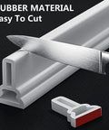 Built Tough Silicone Water Stopper For Bathtub And Sink Drainage, flexible waterproof seal strip cut with a knife.