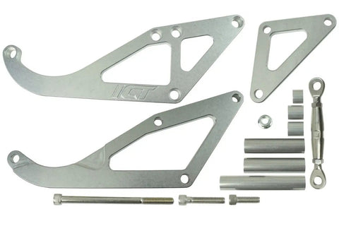 SBC Alternator Power Steering AC Bracket Kit For Long Water Pump V Belt System For Chevy Small Block components