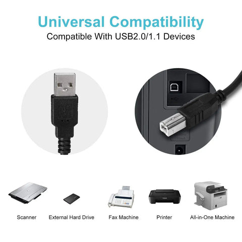 USB Data Cable Cord For Korg Krome 61 And 88 Key Workstation Keyboard Synthesizer Beefy High Speed Data