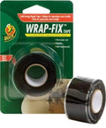 Wrap Fix Self Fusing Silicone Repair Tape 1 Inch By 10 Feet Black This Handy Leak Sealer Forms A Tight Watertight Seal For Plumbing Auto And Marine Projects UV Weather And Chemical Resistant One Roll in packaging