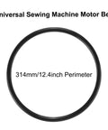 Universal Sewing Machine Motor Stretch Belt 314mm Perimeter 12.4 Inch 5mm Thick Nitrile Rubber Built Tough For Smooth Power Transmission