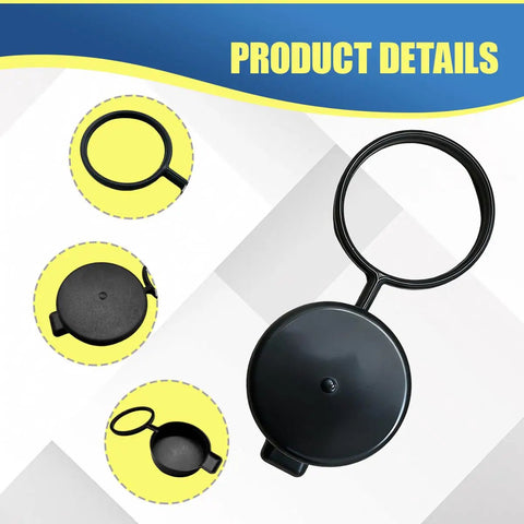Capless Gas Cap With Tethered Design 2.375 Inch ID Dustproof Waterproof Fuel Tank Cover Replacement for Cars SUVs and Trucks