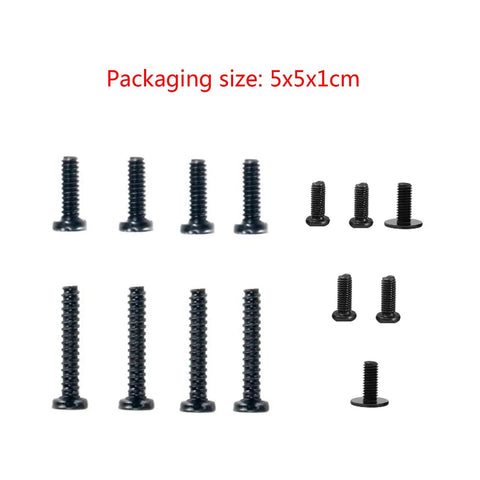 Steam Deck 14 Piece Metal Screw Kit For Back Cover And Rear Housing With Cooling Fan Screws, displayed in packaging size 5x5x1cm.