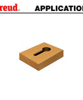 Freud 25/64 Inch Key Hole Router Bit Application on Wood for Hidden Fasteners