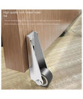 Silent Ball Bearing Garden Gate Rollers With Anti Sag Bar And Scratch Resistant Base For Heavy Wood Doors showing soft rubber wheel on wood door.