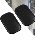 Pair of black ABS antenna hole cover plugs for Harley Touring Bikes Road Glide Street Glide 2006 To 2023, seamless look after antenna removal.